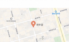 하루꽃 매장 위치를 표시한 정적 지도